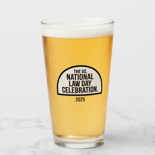 The US national law day celebration Drinking glass (Front Filled)