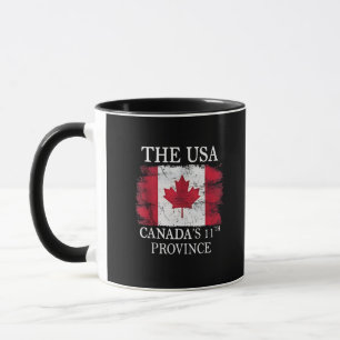 The USA, Canada’s 11th Province Canada American Mug