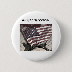 The USA Patriot Act 6 Cm Round Badge