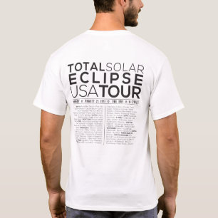 The "USA Tour/Concert Style" Total Solar Eclipse T T-Shirt