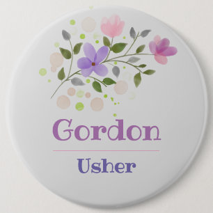 The Usher Button Badge
