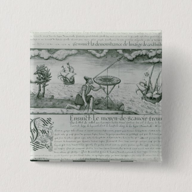 The Utilisation of the Sextant 15 Cm Square Badge (Front)