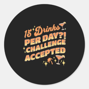 The Vacation Station Apparel Co. Funny Cruise Grou Classic Round Sticker