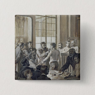 The Vaccination 15 Cm Square Badge