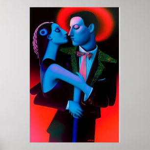 The Valentine Saint Ken Gauge Surrealism Poster