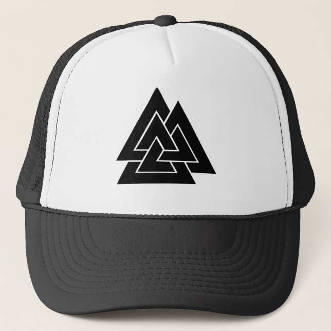 The Valknut Trucker Hat (Front)