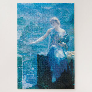 The Valkyrie's Vigil by Edward Robert Hughes Jigsaw Puzzle