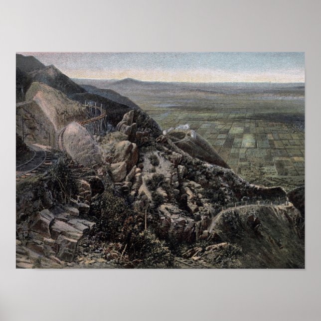 The Valley from Mountain View Poster (Front)