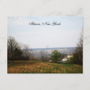 THE VALLEY OF ITHACA, NEW YORK postcard