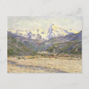 The Valley of the Nervia Claude Monet Postcard