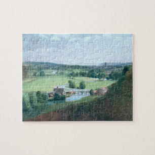 The Valley of the Stour with Dedham in the Distanc Jigsaw Puzzle