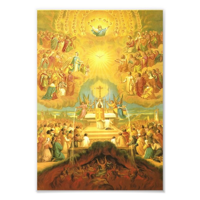 The Value of EACH Holy Sacrifice of the Mass Photo Print (Front)