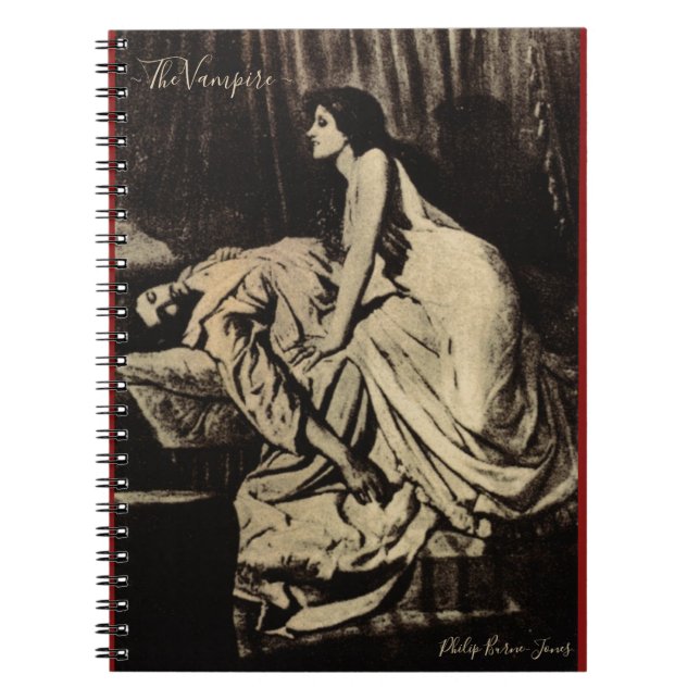 The Vampire (1897) - Philip Burne-Jones Notebook (Front)