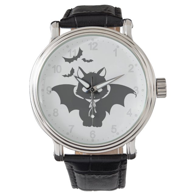 The vampire cat have canine - Choose back colour Watch (Front)