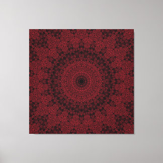 The Vampire Mandala Canvas Print