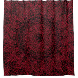 The Vampire Mandala Shower Curtain