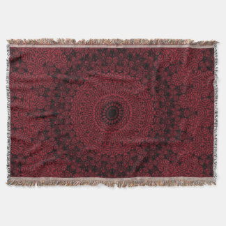 The Vampire Mandala Throw Blanket