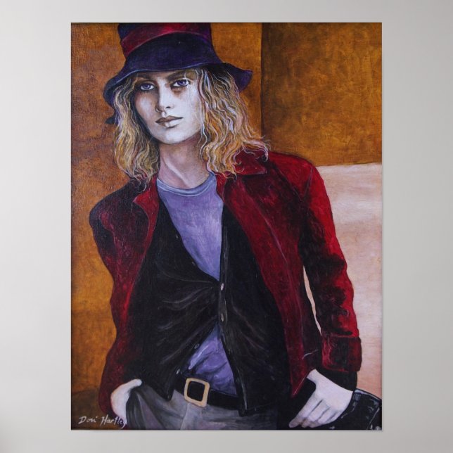 The Vampire - Original art by Dori Hart Poster (Front)