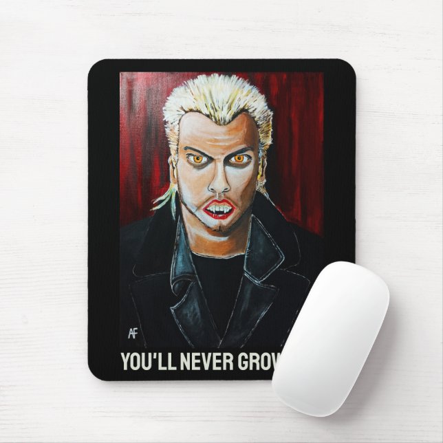 The Vampire Painting by Alfred Fox Mouse Mat (With Mouse)