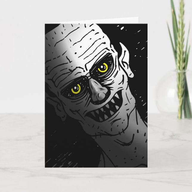 The Vampire Party Halloween Invitation (Front)