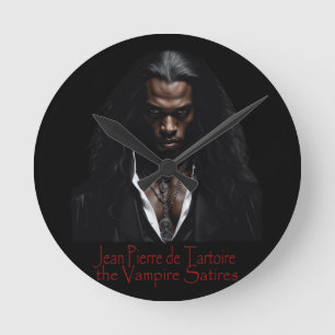 The Vampire Satires Cover Art Round Clock