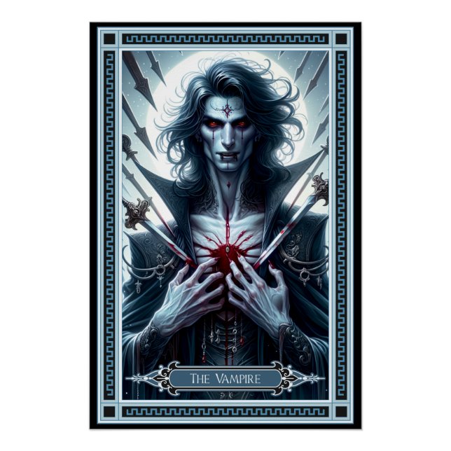 The Vampire Tarot Card Poster (Front)