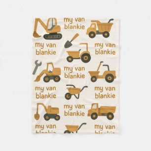 The Van Blankie for the sleepy tradesman Fleece Blanket