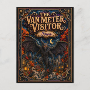 The Van Metre Visitor Iowa Popcut Legends Postcard