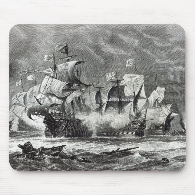 The Vanguard, under Sir William Winter Mouse Mat (Front)