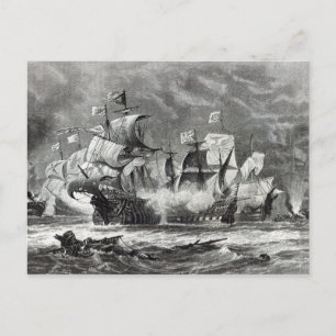 The Vanguard, under Sir William Winter Postcard