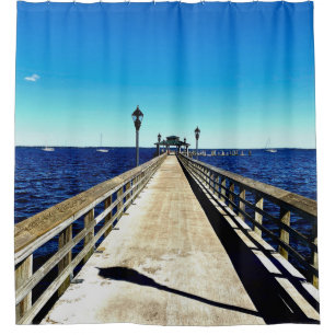 The Vanishing Point Shower Curtain
