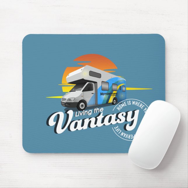 The Vantacy Life of Campervan | Mouse Mat (With Mouse)