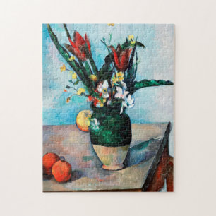 The Vase of Tulips, Paul Cezanne Jigsaw Puzzle
