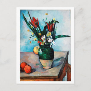 The Vase of Tulips, Paul Cezanne Postcard