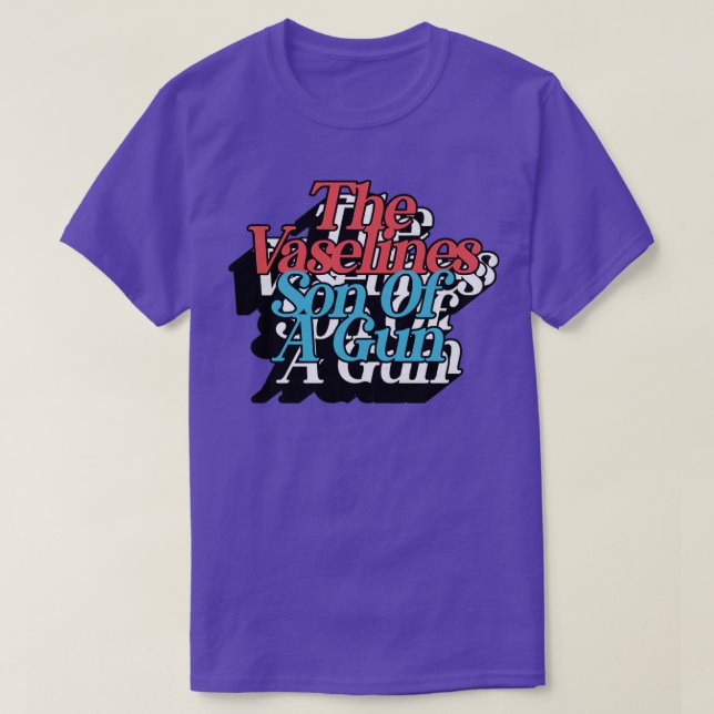 The Vaselines Original Glitch Style Fan Art Design T-Shirt (Design Front)