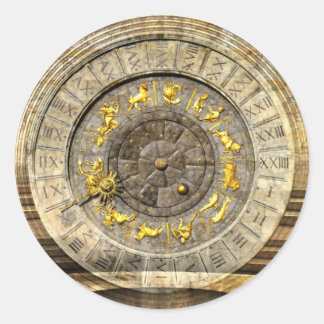 The vault of Time Classic Round Sticker