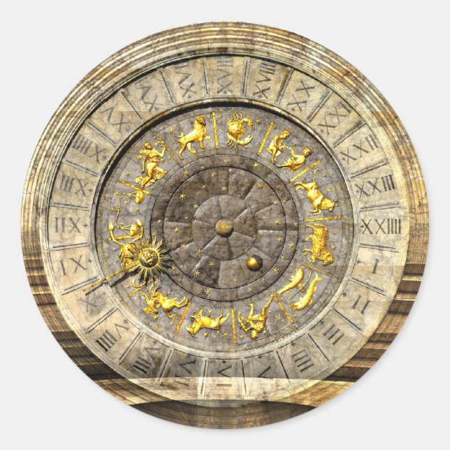 The vault of Time Classic Round Sticker (Front)