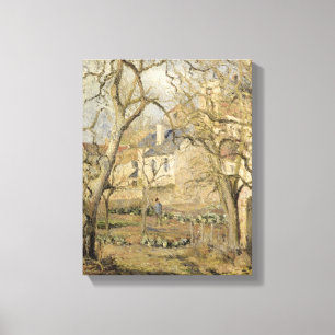The Vegetable Garden, 1878 Canvas Print