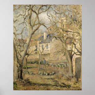 The Vegetable Garden, 1878 Poster