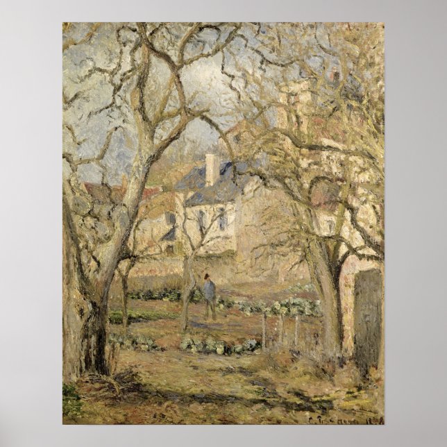 The Vegetable Garden, 1878 Poster (Front)
