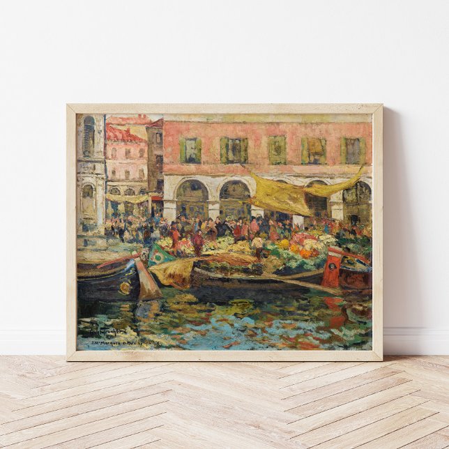 The Vegetable Market, Venice | Louis Abel-Truchet Poster (Creator Uploaded)