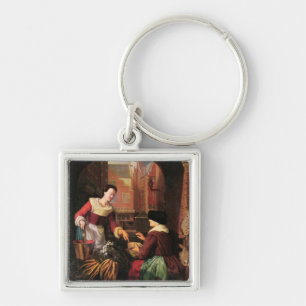 The Vegetable Seller Key Ring