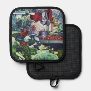 The Vegetarian Club Meets Here on Tuesday's Aftern Pot Holder