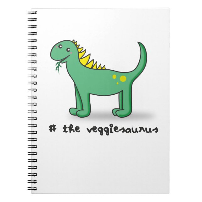 the veggiesaurus, notebook (Front)