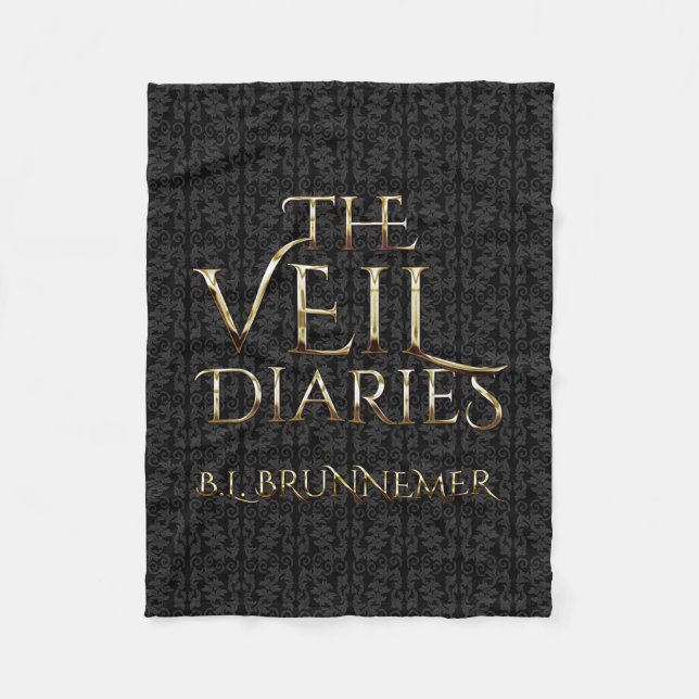 The Veil Diaries Graphic Portrait Fleece Blanket (Front)