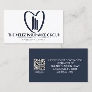The Velez Insurance Group  Business Card