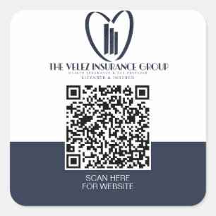 The Velez Insurance Group   Square Sticker