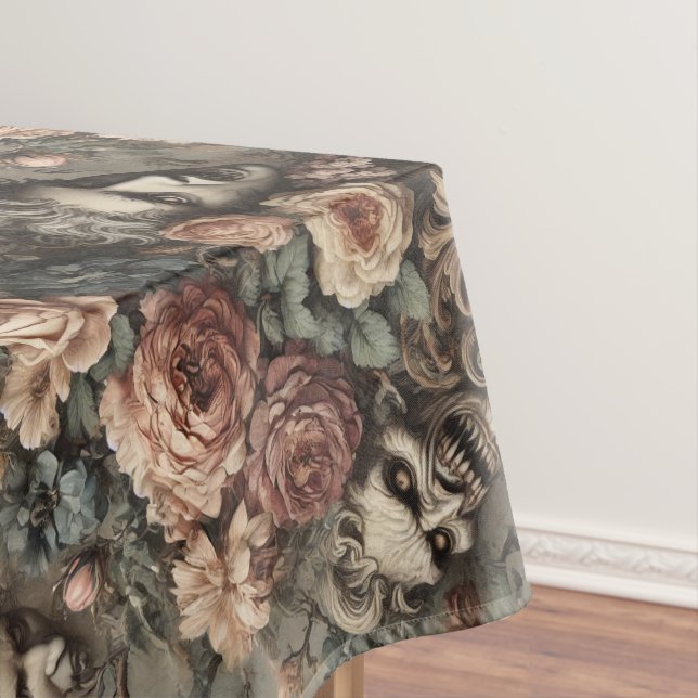 The Velvet Crash – Gothic Large Pattern Tablecloth (In Situ)