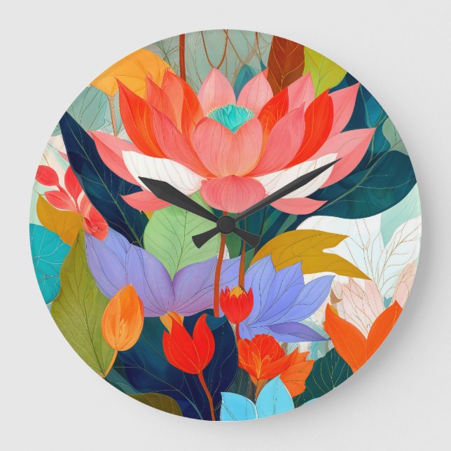 The Velvet Garden Large Clock (Front)