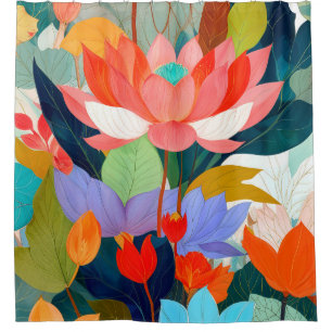 The Velvet Garden Shower Curtain